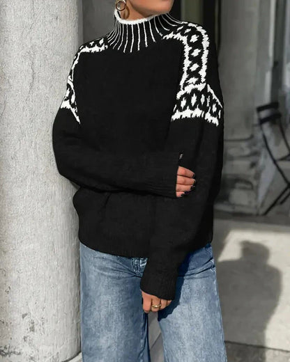 NORDARA™ | High-Collar Winter Sweater