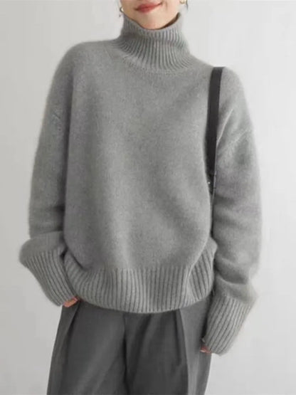 VELORIA™ | Luxurious Cashmere Turtleneck Knit