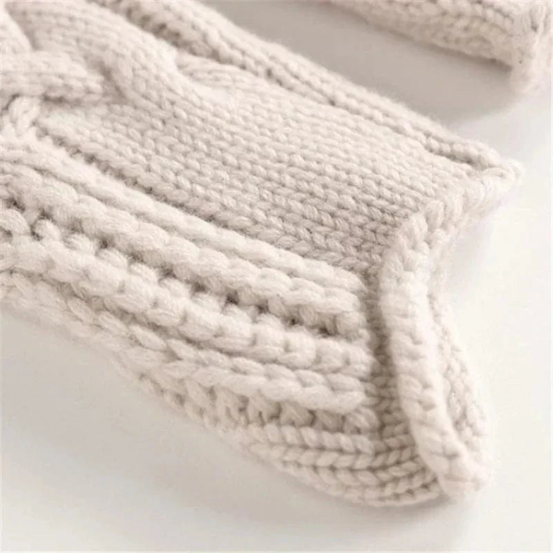 Senia™ | Braided Cashmere Sweater
