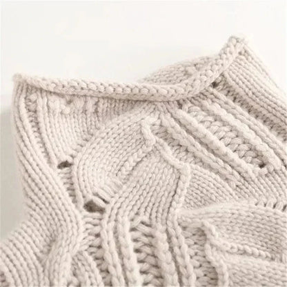 Senia™ | Braided Cashmere Sweater
