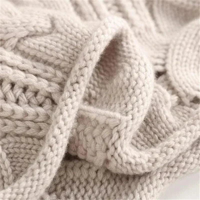 Senia™ | Braided Cashmere Sweater