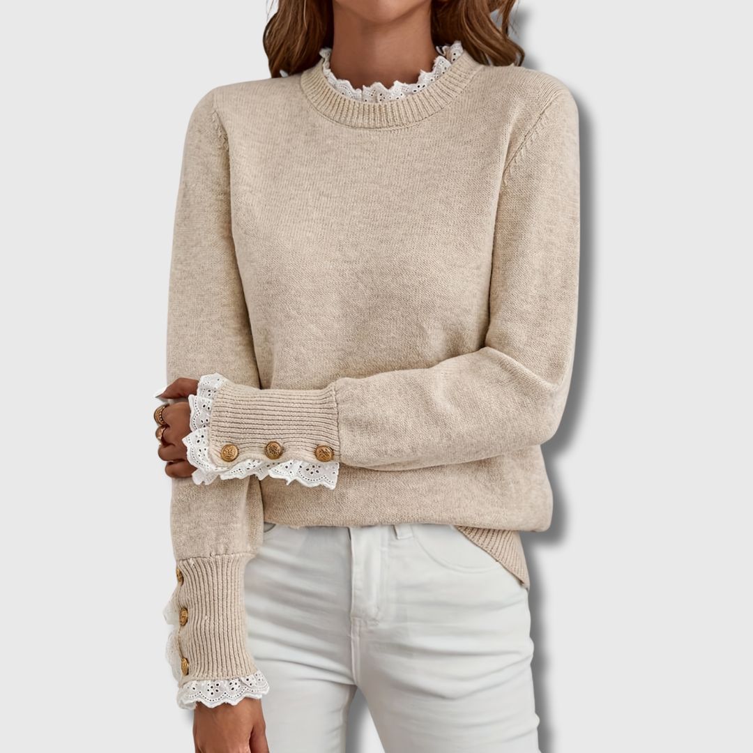 LIVARÉ™ | Lace-Detail Sweater